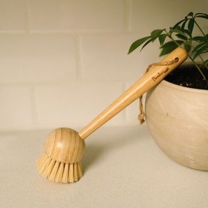 Kitchen Dish Scrubber - Biodegradable - Eco Friendly - Bamboo